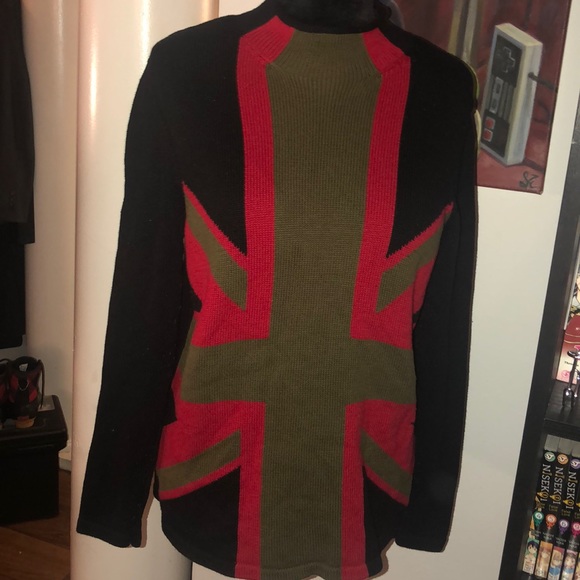 David Brooks Women's British Flag Sweater - Picture 2 of 3